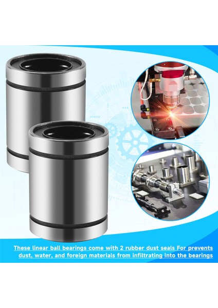4 Adet LM20UU 20X32X42MM Çift Taraflı Kauçuk Conta Doğrusal Hareketli Bilyalı Rulman Burcu (Yurt Dışından) indirimleri