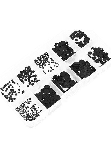 500 Adet/kutu 1,5-8 mm Farklı Boyutlarda Iletken Kauçuk Pedler Ir Uzaktan Kumanda Için Tuş Takımı Onarım Kiti Iletken Kauçuk (Yurt Dışından)