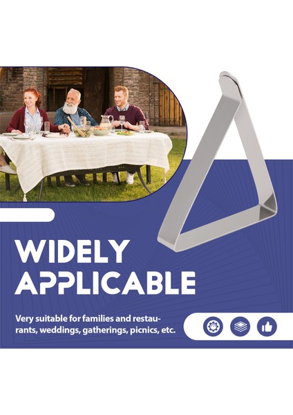 12 Adet Paslanmaz Çelik Masa Örtüsü Klipsi, Kaymaz Ayarlanabilir Masa Örtüsü Kelepçeleri, Parti Pikniği Için Masa Örtüsü Tutucuları (Yurt Dışından) indirimleri