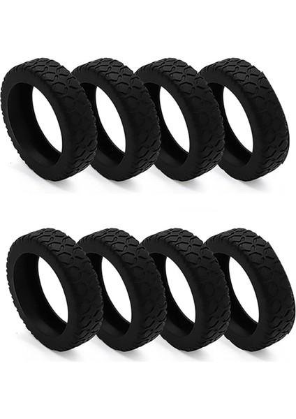 Adet Bavul Tekerlek Kılıfı, Çoğu 8 Döner Tekerlek Için Silikon Bagaj Bölmesi Tekerlek Kılıfı Siyah (Yurt Dışından)