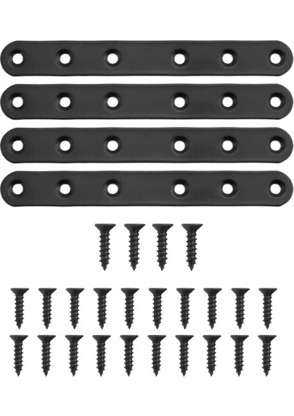 Adet Düz Düz Braket Paslanmaz Çelik Ahşap Metal Tamiri Için Tamir Plakası Mobilya Ahşap Için Birleştirme Braketi (Yurt Dışından)
