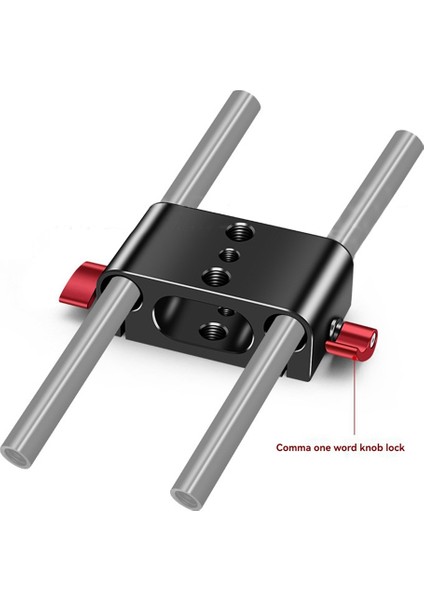 Alüminyum Alaşımlı Çift 15MM Direk Montaj Braketi Kelepçe Braketi Tripod Montaj Taban Plakası Için 1/4 3/8 Delikli (Yurt Dışından) indirimleri