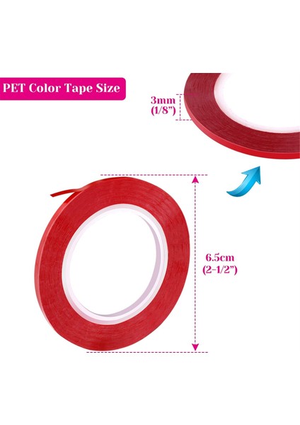 6 Rulo 1/8 Beyaz Tahta Bandı Ince Beyaz Tahta Bandı Çizgiler Ince Çizgili Kuru Silinebilir Sanat Bandı Elektrik Bandı, Rulo Başına 108 Ayak (Yurt Dışından) fiyatları