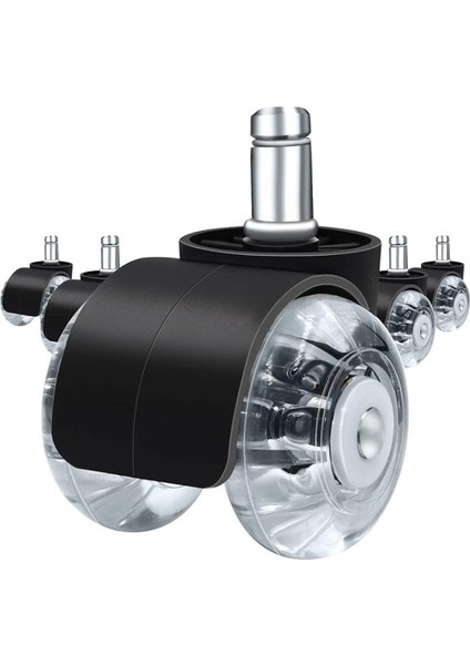 Adet Ofis Koltuğu Tekerlekleri, 2 Inç Ağır Hizmet Tipi Çift Tekerlek, Çift Bilyalı Rulmanlı Yedek Bilgisayar Masası Sandalye Tekerleği (Yurt Dışından)