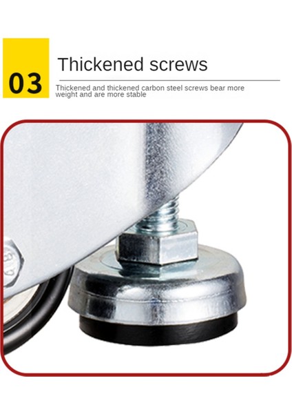 Ayarlanabilir Titreşim Önleyici Ayak Tabanlı 2 Inç Dengeleme Plakalı Tekerlekler Ağır Hizmet Tipi Tekerlekler (Yurt Dışından) fırsatları