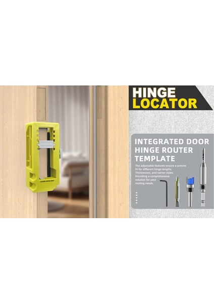 Kapı Menteşesi Takımı Kapı Menteşesi Kesme Aparatı Menteşe Montaj Kiti 3 Inç Ila 5 Inç Menteşeler Için Kapı Menteşesi Freze Aparatı (Yurt Dışından) modelleri