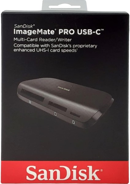 Imagemate Pro Usb-C Multi-Card Kart Okuyucu SDDR-A631-GNGNN, Siyah