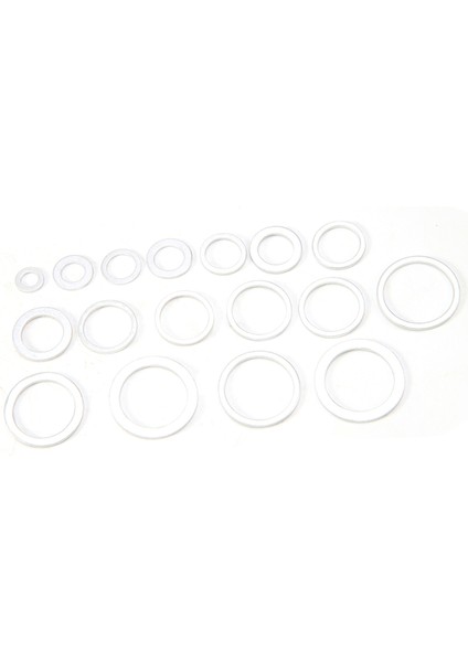 450 Adet Alüminyum Conta Alüminyum Düz Pul Alüminyum Sızdırmazlık Halkası Kombinasyonu (Yurt Dışından) fırsatları