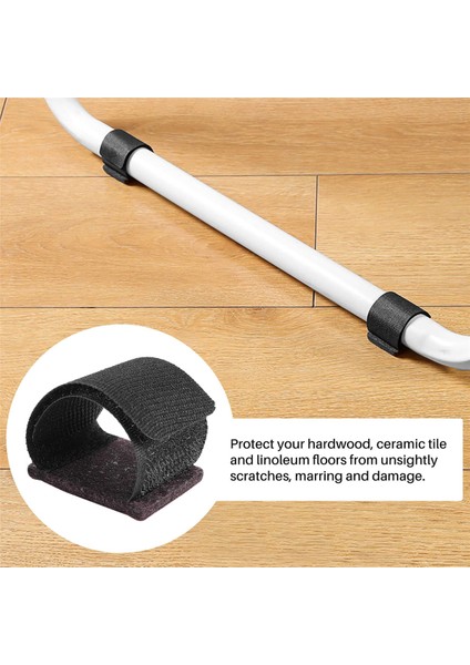 Ofis Koltuğu Ayak Keçe Pedleri Kılıfları Kaymaz Cırt Cırt Bağlantı Elemanları Sandalye Ayak Sarma Pedleri Koruyucular Parke Zemin Kaydırıcıları (Yurt Dışından) fırsatları