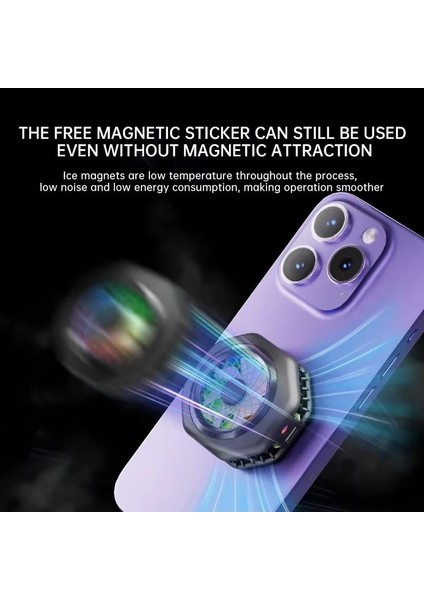 Pro 4 Buz Tutar 27 W Güç -15 Derece Etki Telefon Soğutucu Fan fiyatları