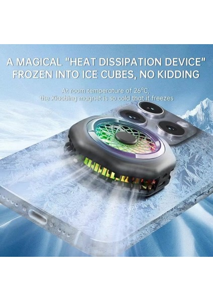 Pro 4 Buz Tutar 27 W Güç -15 Derece Etki Telefon Soğutucu Fan modelleri