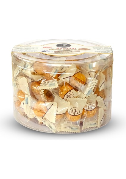 Susamlı Akide Şekeri Asetat Kutulu - 500 gr