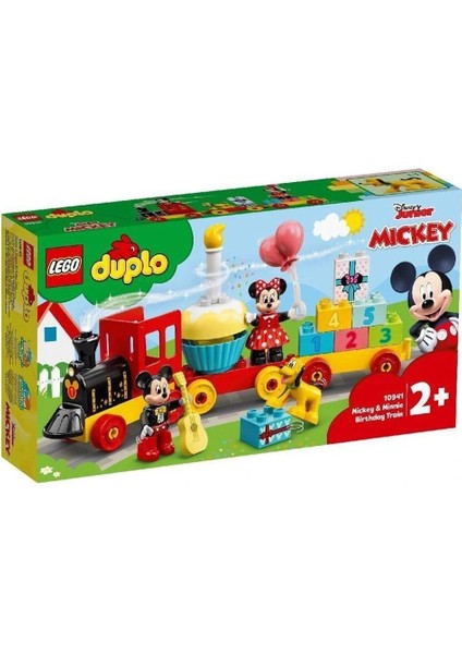 Buğz 10941 Lego® Duplo® Mickey ve Minnie Doğum Günü Treni / 22 Parça /+2 Yaş modelleri