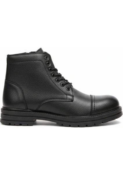 Erkek Kürklü Suni Deri Bağcıklı Askeri Postal Bot – Siyah/kahve/taba – 40-44 indirimleri