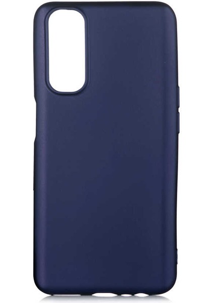 Realme 7 Kılıf Akre Premier Silikon Kapak-Lacivert