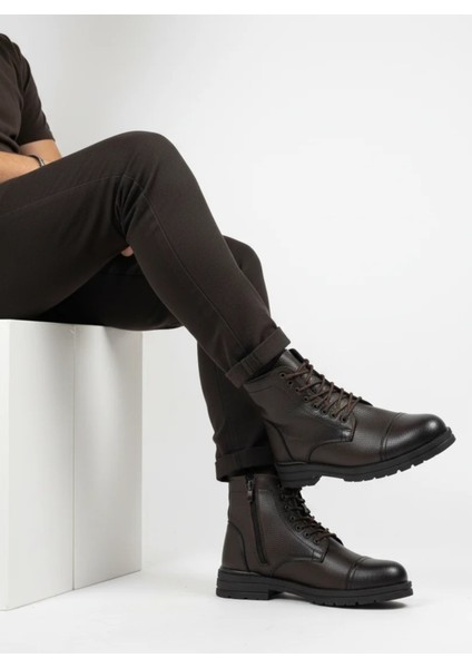 Erkek Kürklü Suni Deri Bağcıklı Askeri Postal Bot – Siyah/kahve/taba – 40-44 fiyatları