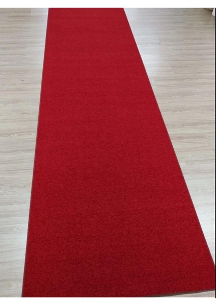 Protokol Halısı Kaymaz Taban Jel Yolluk Kapı Önü Paspası 100CM Kırmızı
