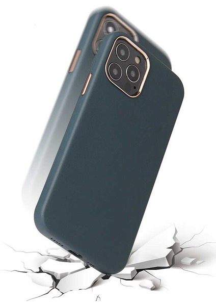 iPhone 12 Pro Kılıf Akre Eyzi Kapak-Kahverengi modelleri