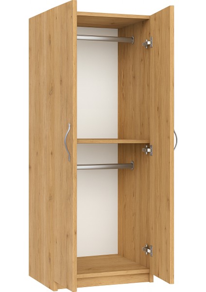 Sahar Giyinme Dolabı - Çok Amaçlı Dolap - Gardırop 60 Cm-2 Kapaklı