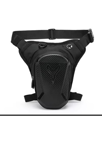 Karbon Desenli Motorcu Bacak Çantası – Su Geçirmez, Darbe Korumalı, Ayarlanabilir Kayışlı, Çok Bölmeli Motosiklet Çantası fırsatları