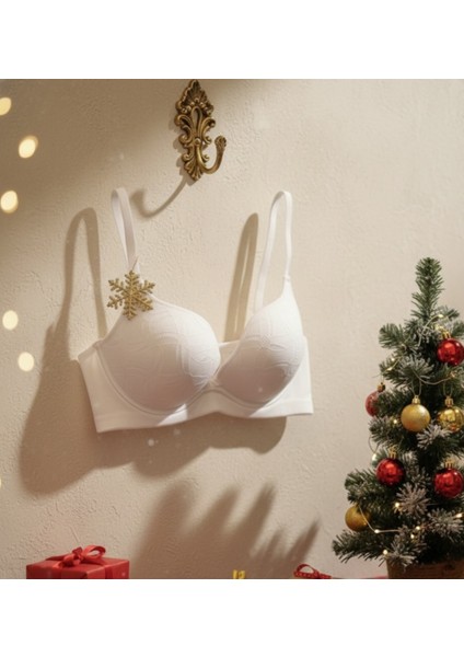 Beyaz Dantel Desenli Destekli Sütyen fiyatları