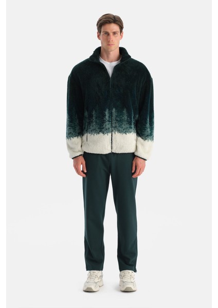 Erkek Orman Baskılı Polar Sweatshırt fırsatları