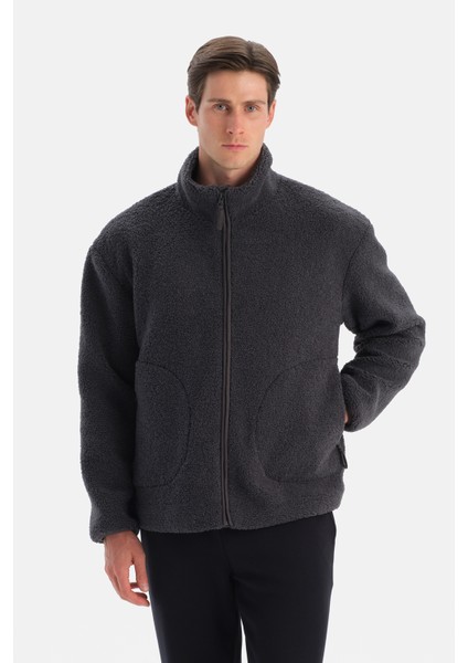 Erkek Fermuarlı Sweatshırt