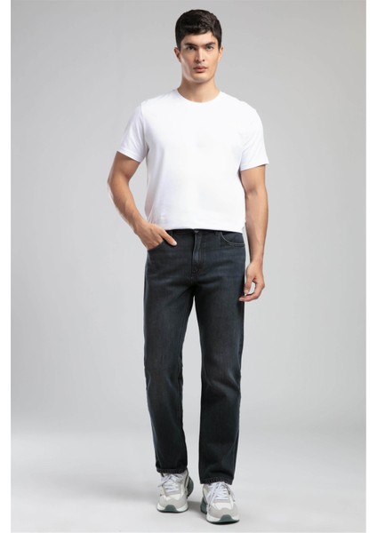 Rico Normal Bel Dar Kesim Düz Paça Gri Erkek Jean Pantolon