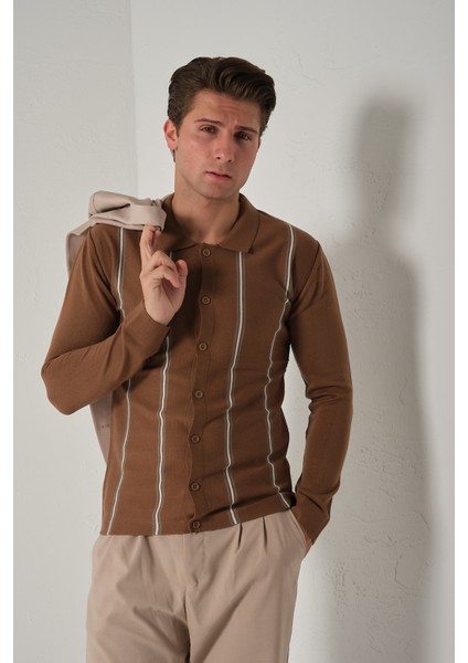 Erkek Triko Çok Renkli Gömlek