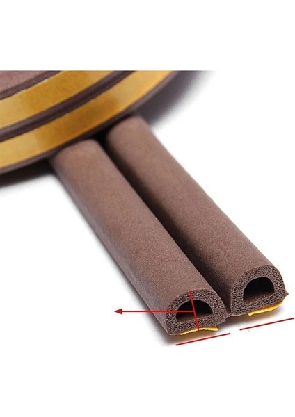 6 Metre Kahve Pvc Doğrama Kapı Pencere Soğuk Geçirmez Sızdırmaz Izolasyon Fitil Yapışkanlı 3x2=6 mt fiyatları