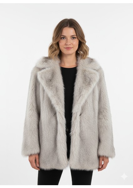 2771 Saçaklı Ara Boy Kürk