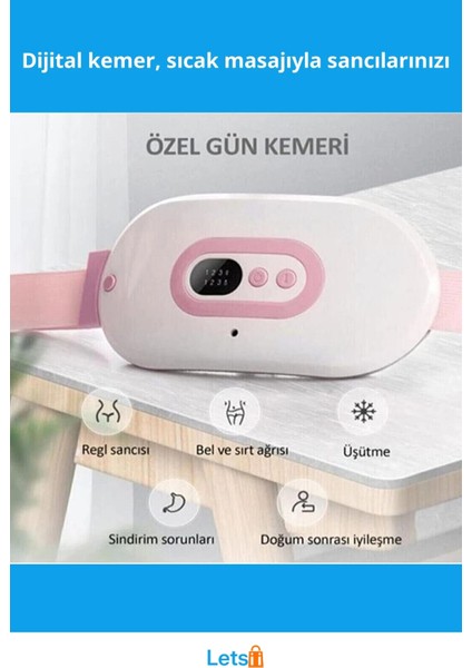 Dijital Regl Ağrısı Rahatlatıcı Isıtıcı ve Masaj Kemeri fiyatları