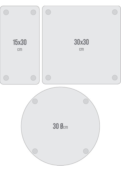Cam Sunum Servis Tabağı 3'lü Karma Set Kitchenware Desenli modelleri