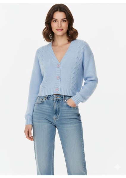 Örgü Detaylı Hırka