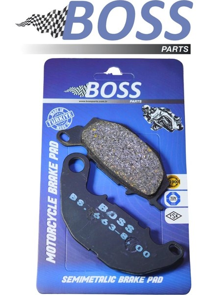 YAMAHA X-MAX 250 300 2017-2022 ÖN FREN BALATASI BSP-663 YZF R25