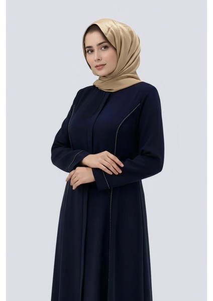 Taşlı Ferace Şık ve Rahat Tesettür Dış Giyim fırsatları