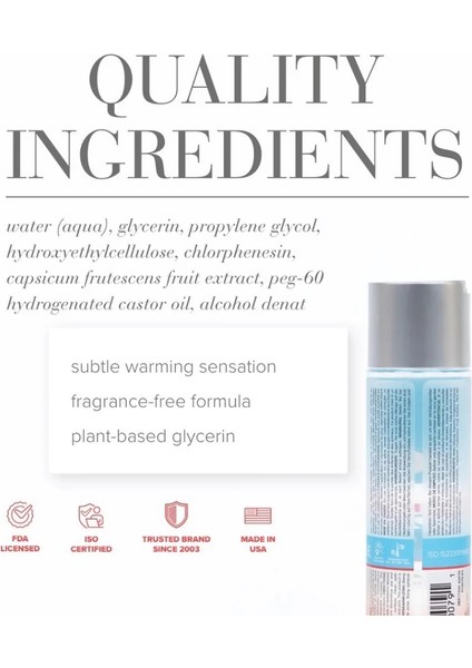 H2O Warming Lubricant 120 ml Isıtıcı Etkili Kayganlaştırıcı Jel fırsatları