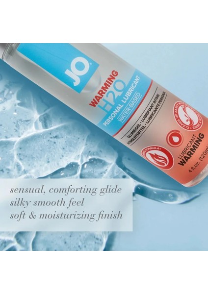H2O Warming Lubricant 120 ml Isıtıcı Etkili Kayganlaştırıcı Jel indirimleri