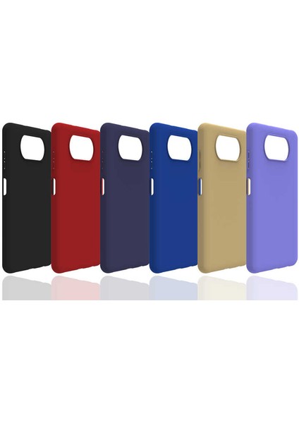 Xiaomi Poco X3 Kılıf Akre Biye Silikon-Siyah fırsatları