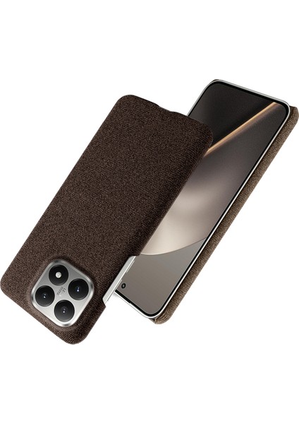 Xiaomi 15T Telefon Kılıfı Kumaş Dokulu Çizilmez Koruyucu Pc Arka Kapağı (Yurt Dışından) fiyatları