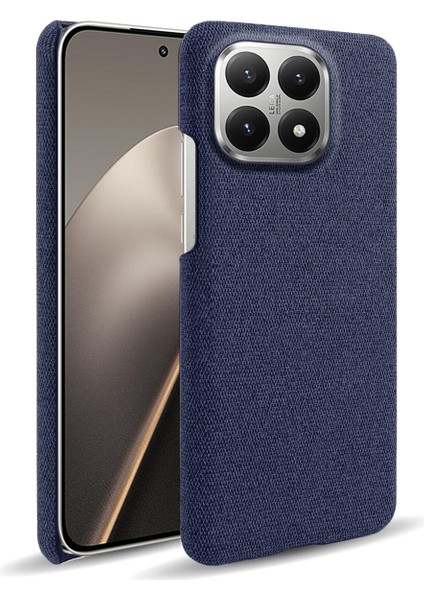 Xiaomi 15T Telefon Kılıfı Kumaş Dokulu Çizilmez Koruyucu Pc Arka Kapağı (Yurt Dışından)