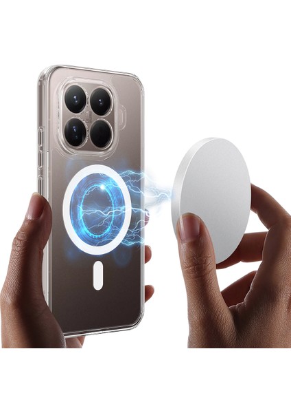 Xiaomi 15T Pro Şeffaf Telefon Kılıfı Magsafe Tpu+Akrilik Arka Kapak ile Uyumlu (Yurt Dışından) fırsatları