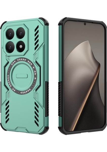 Xiaomi 15T Manyetik Kılıf Pc Tpu Telefon Kılıfı 2 Adet Temperli Cam Filmi ile (Yurt Dışından) modelleri