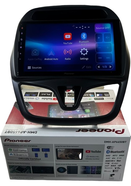 Chevrolet Spark 2015 Pioneer 4-64 Tam Profesyonel Oem Multimedia