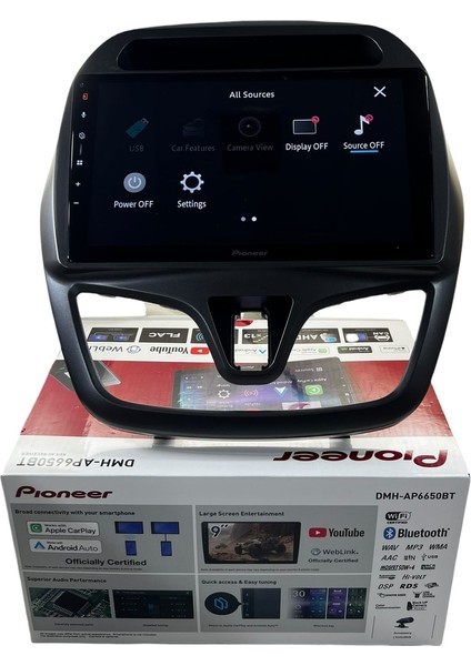 Chevrolet Spark 2015 Pioneer 4-64 Tam Profesyonel Oem Multimedia modelleri