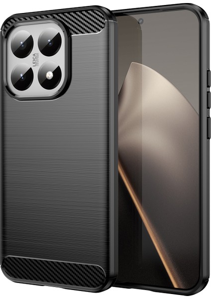 Ekran Filmi Büyük Lens Deliği Fırçalanmış Doku Tpu Telefon Kılıfı ile Xiaomi 15T Kılıfı (Yurt Dışından) fiyatları