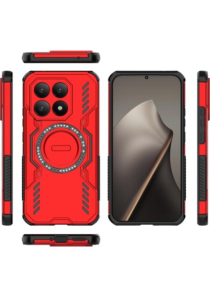 Xiaomi 15T Manyetik Kılıf Pc Tpu Telefon Kılıfı 2 Adet Temperli Cam Filmi ile (Yurt Dışından) fiyatları