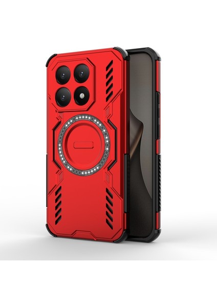 Xiaomi 15T Manyetik Kılıf Pc Tpu Telefon Kılıfı 2 Adet Temperli Cam Filmi ile (Yurt Dışından) fırsatları