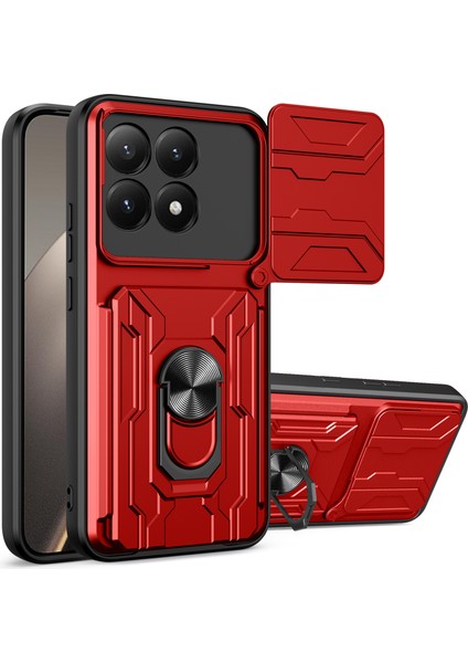 Xiaomi 15T Pc Kılıfı + Tpu Destekli Telefon Arka Kapağı ve Kamera Kaydırıcısı (Yurt Dışından)