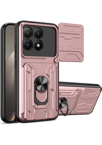 Xiaomi 15T Pc Kılıfı + Tpu Destekli Telefon Arka Kapağı ve Kamera Kaydırıcısı (Yurt Dışından)